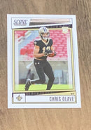 Chris Olave 2022 Score 378 trading card image front