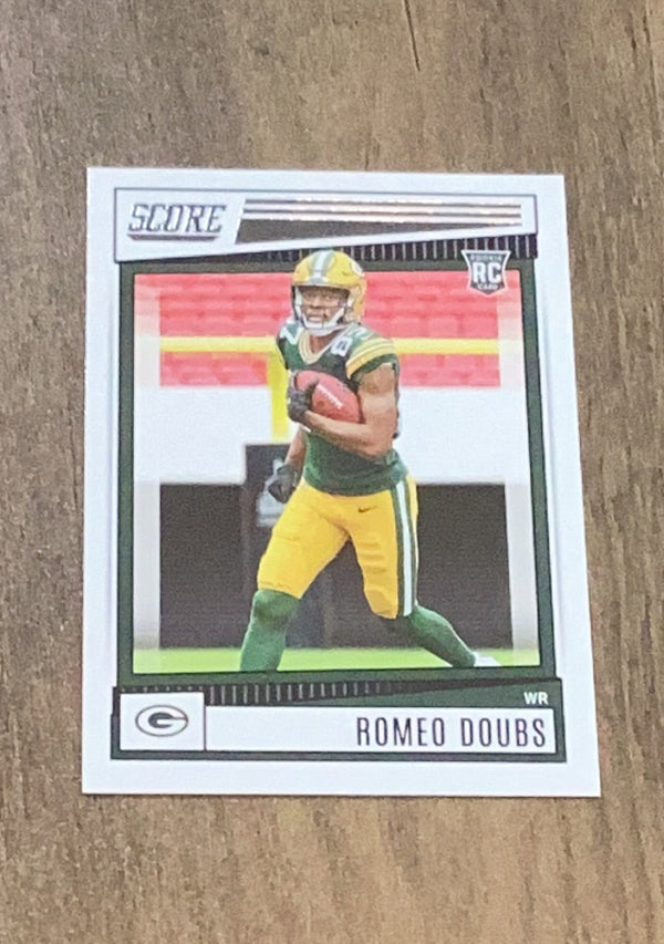 Romeo Doubs 2022 Score 389 trading card image front