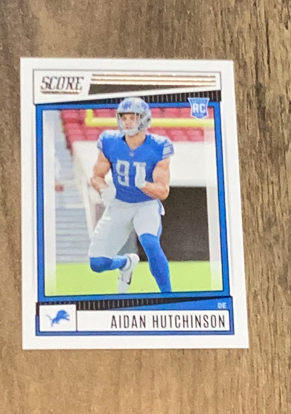 Aidan Hutchinson 2022 Score - Red 307 trading card image front