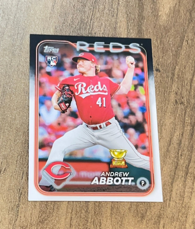 Andrew Abbott 2024 Topps 214 trading card image front