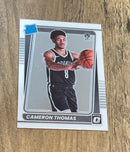 Cameron Thomas 2021-22 Donruss Optic 153 trading card image front