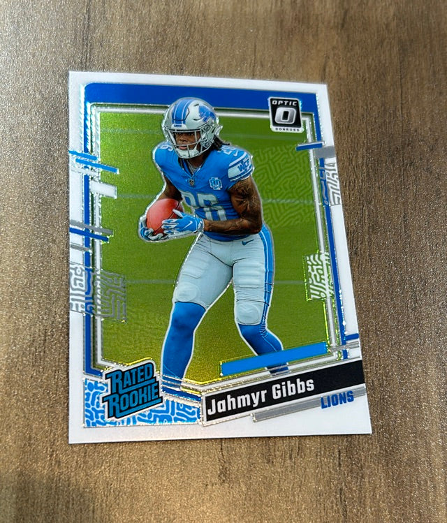 Jahmyr Gibbs 2023 Donruss Optic Front