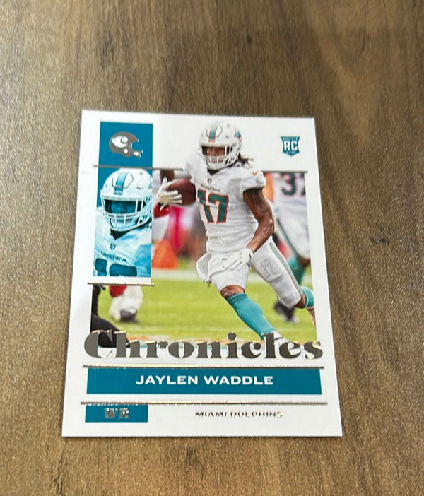 Jaylen Waddle 2021 Panini Chronicles 76 trading card image front