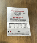Spencer Strider 2022 Topps Gallery trading card Topps