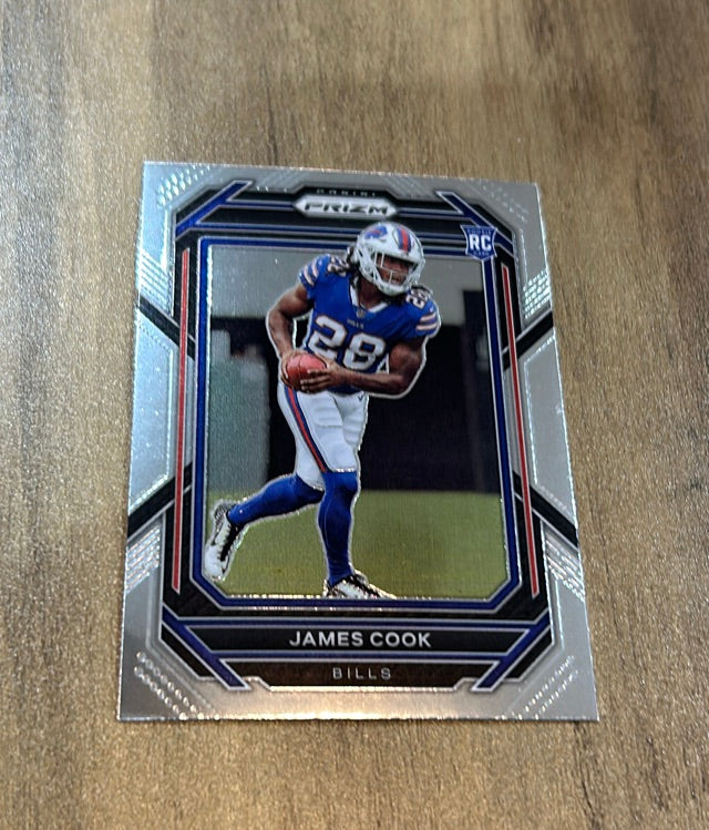 James Cook 2022 Panini Prizm trading card image front