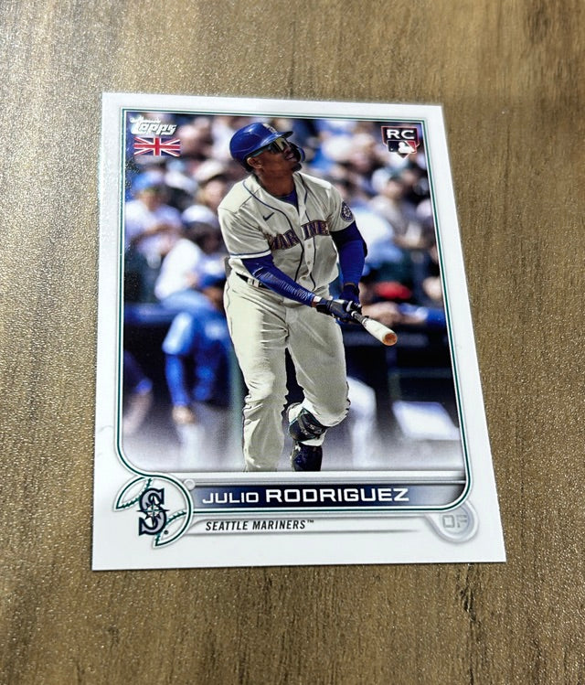 Julio Rodriguez 2022 Topps UK Edition trading card Topps
