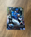 Vinnie Pasquantino 2023 Bowman Platinum 46 trading card image front