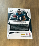 Kenneth Gainwell 2021 Panini Rookies & Stars Gold trading card image rear