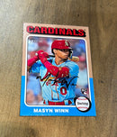 Masyn Winn 2024 Topps Heritage trading card Topps