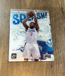 Kawhi Leonard 2021-22 Donruss Optic - Splash! 15 trading card image front