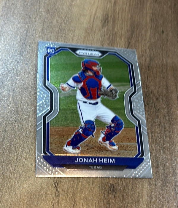 Jonah Heim 2021 Panini Prizm 143 trading card image front