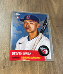 Steven Kwan 2022 Topps Chrome Platinum Anniversary trading card Topps