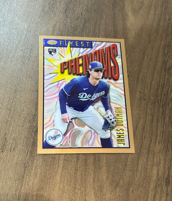 James Outman 2023 Finest Flashbacks 51 trading card image front
