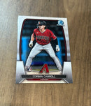 Corbin Carroll 2023 Bowman Chrome trading card Bowman
