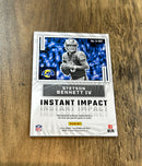 Stetson Bennett IV 2023 Panini Illusions - Instant Impact Red II-SBT trading card image rear