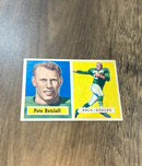 Pete Retzlaff 1957 Topps 2 trading card image front