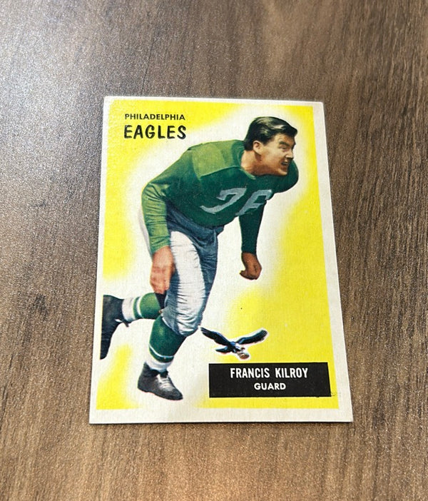Francis Kilroy 1955 Bowman 29 trading card image front