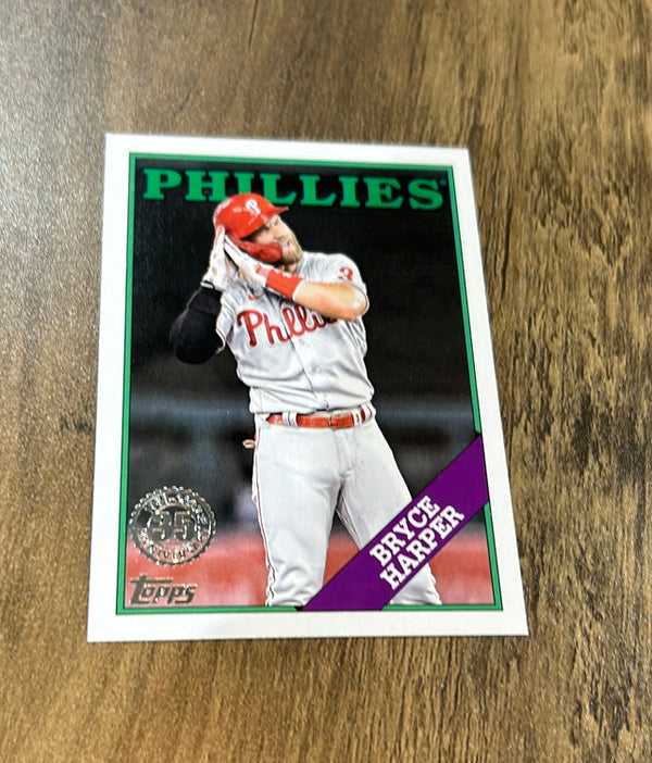 Bryce Harper 2023 Topps - 1988 Topps Baseball 35th Anniversary trading card Topps