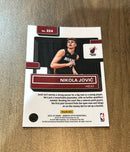 Nikola Jovic 2022-23 Donruss Optic 224 trading card image rear