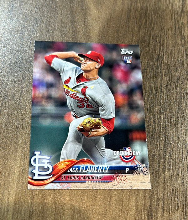 Jack Flaherty 2018 Topps Opening Day 130 trading card image front