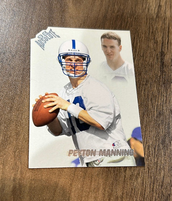 Peyton Manning 1998 Playoff Absolute Retail 165 trading card image front