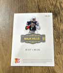 Malik Willis 2022 Leaf Wild Card Matte Touch Football Black Pattern Three MB-80 trading card image rear