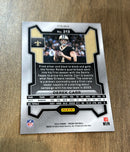 Derek Carr 2023 Panini Prizm Red White and Blue trading card image rear