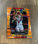 Alex Caruso 2021-22 Panini Select - Orange Flash Prizms 9 trading card image front
