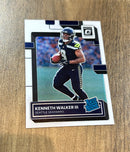 Kenneth Walker III 2022 Donruss Optic trading card image front