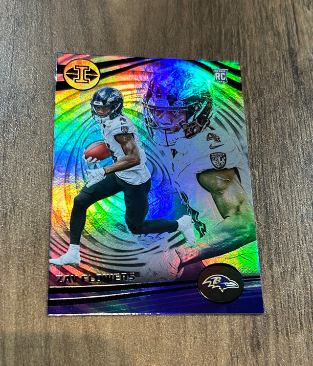 Zay Flowers 2023 Panini Illusions trading card image front