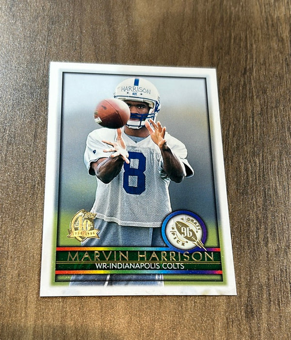 Marvin Harrison 1996 Topps 426 trading card image front