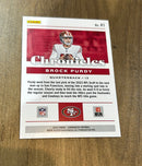 Brock Purdy 2022 Panini Chronicles Back