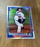 Yoshinobu Yamamoto 2024 Bowman - Chrome Mojo Refractors trading card Bowman
