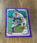 Michael Busch 2020 Bowman Chrome Prospects Shimmer BCP-152 trading card image front
