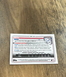 Michael Busch 2020 Bowman Chrome - Prospects Purple trading card Bowman