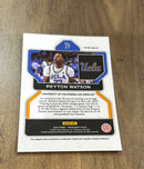 Peyton Watson 2022 Panini Prizm Draft Picks Purple Wave 27 trading card image rear