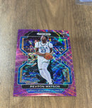 Peyton Watson 2022 Panini Prizm Draft Picks Purple Wave 27 trading card image front