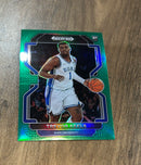 Trevor Keels 2022 Panini Prizm Draft Picks Green 85 trading card image front