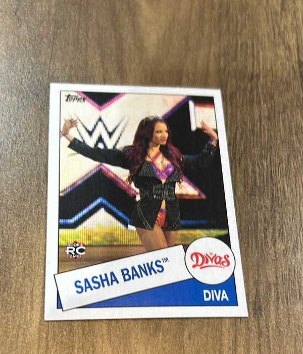 Sasha Banks 2015 Topps WWE Heritage trading card Topps