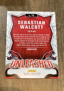 Sebastian Walcott 2024 Panini Donruss Unleashed Red Ice 10 trading card image rear