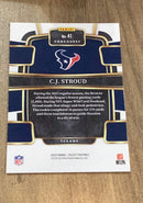 C.J. Stroud 2023 Panini Select football card Panini