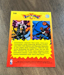 Larry Bird / Michael Jordan 1992 Upper Deck 510 trading card image rear