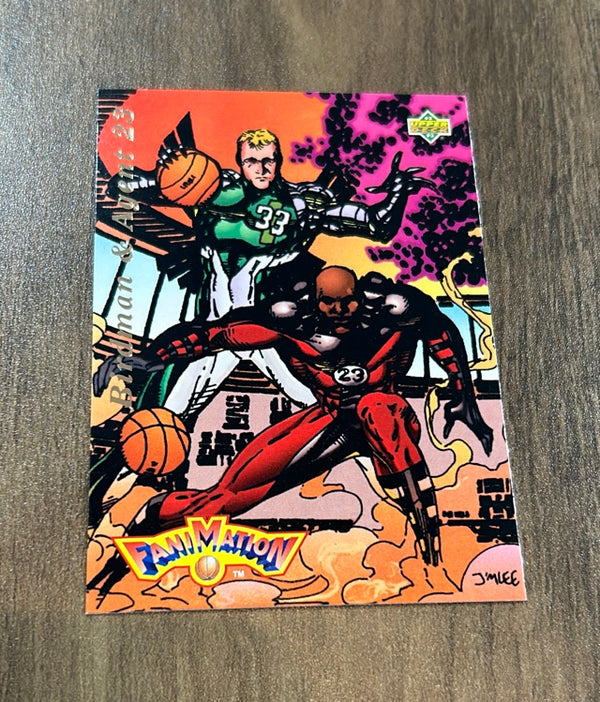 Larry Bird / Michael Jordan 1992 Upper Deck 510 trading card image front