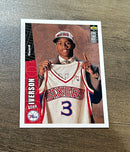Allen Iverson 1996 Collector's Choice 301 trading card image front