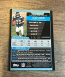 Reggie Brown 2005 Bowman Chrome - Blue Refractors 130 trading card image rear