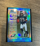 Reggie Brown 2005 Bowman Chrome - Blue Refractors 130 trading card image front