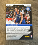Zhaire Smith 2018-19 Panini Prizm - Prizms Blue Ice 189 trading card image rear