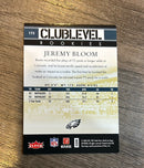 Jeremy Bloom 2006 Flair Showcase - Gold 173 trading card image rear