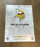 Justin Jefferson 2020 Panini Illusions Back