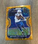 Michael Pittman Jr. 2020 Panini Prizm Orange Ice trading card image front